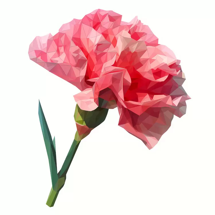 floral low resolution carnation close up flower