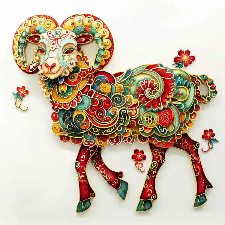 Religious Img Chinese Zodiacs Ram Animal