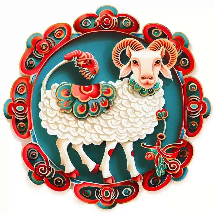 sheep ram shepherd Chinese Zodiacs folklore
