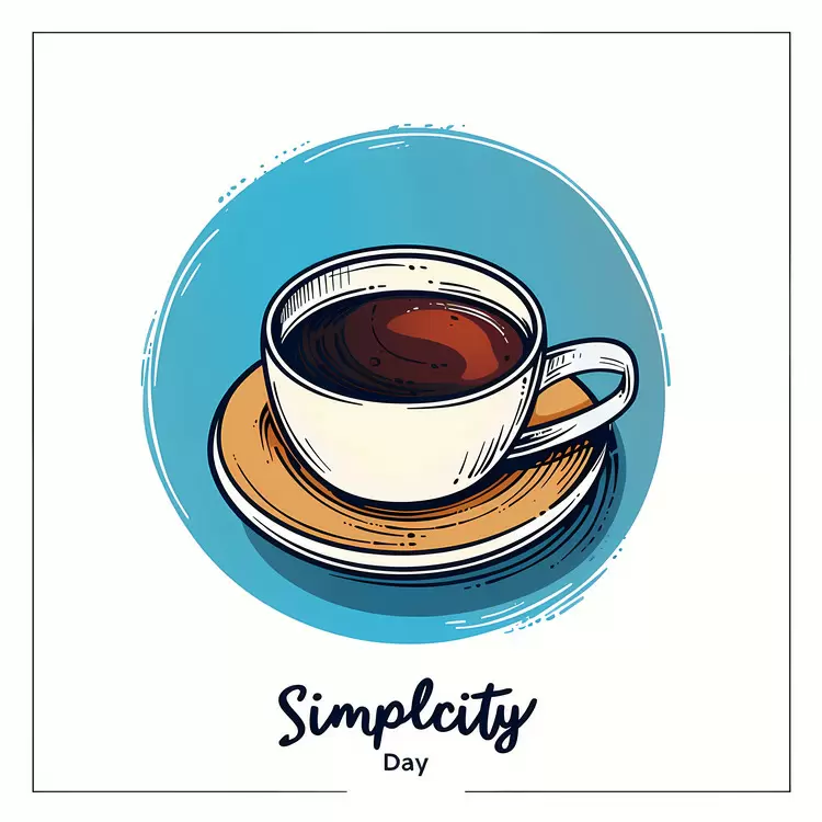 hot drink ceramic mug beverage container simple coffee cup Simplicity Day