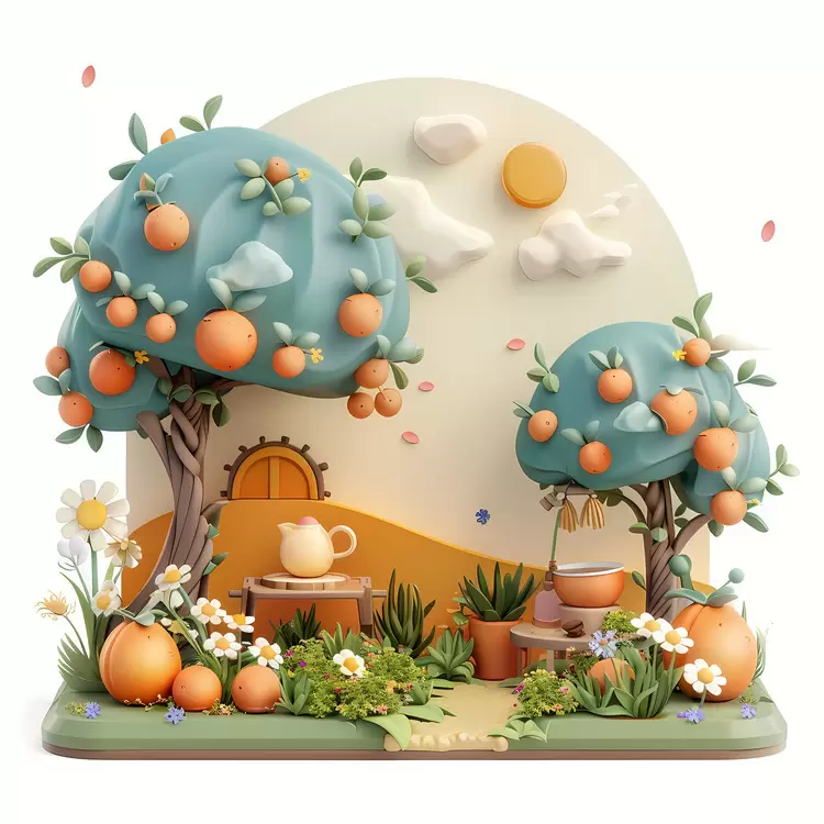 Citrus Fruits Garden Fruit Stand Oranges House