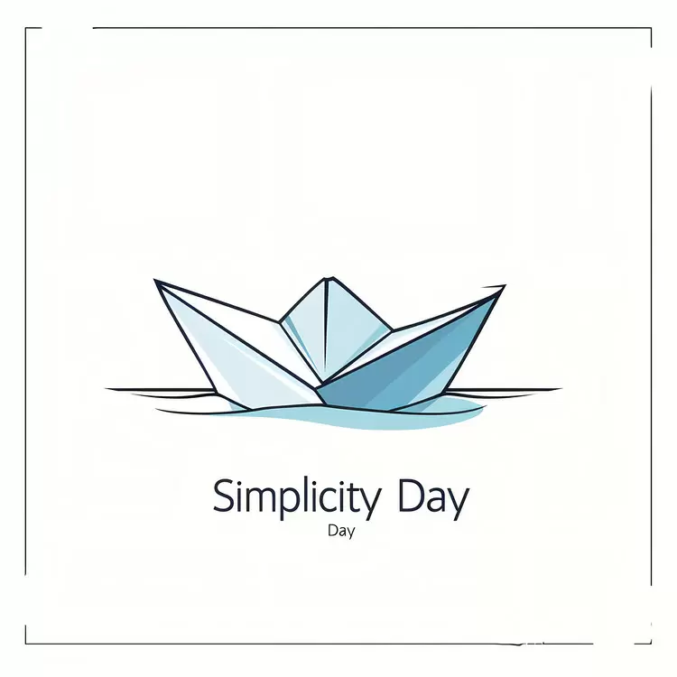 calm waters flat simplicity modern