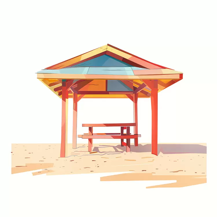 outdoor picnic relaxing sun pavilion