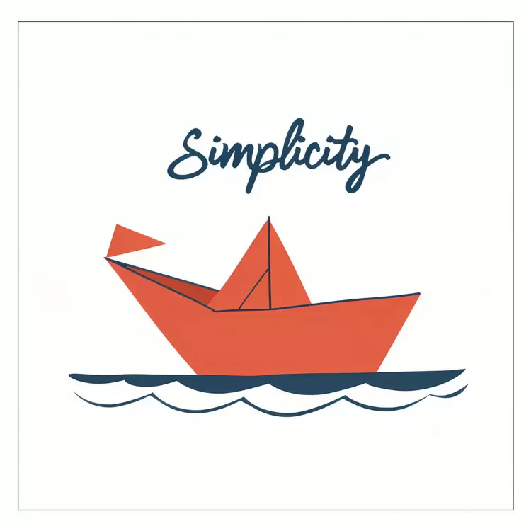 simplicity ocean calmness sailboat waves