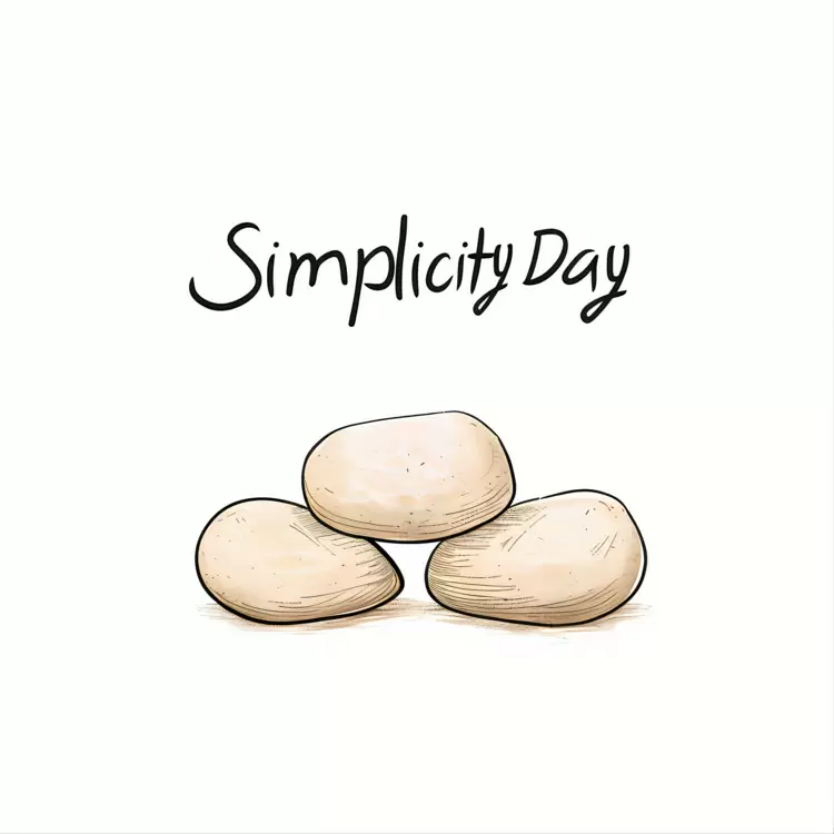 Simplicity Day Stack Pebbles Group Stones