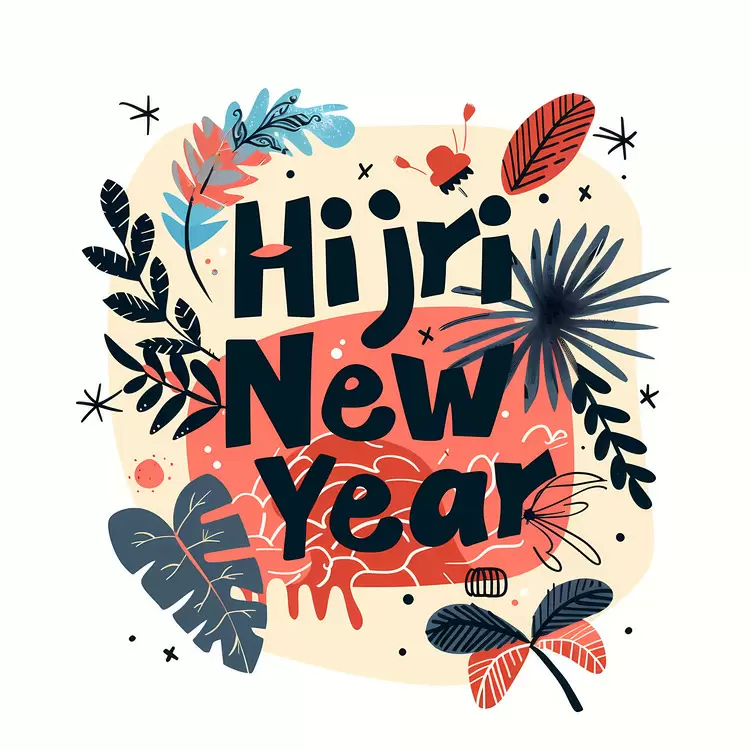 Welcome the new year vector Hijri New Year Celebrate the new year Happy New Year card
