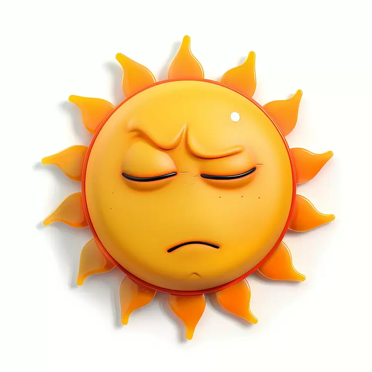 ed Sad sun Grumpy emoji