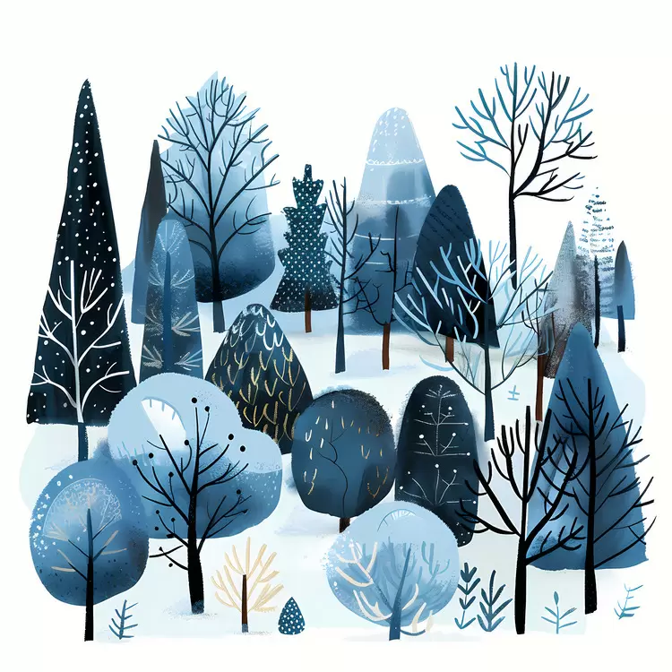 trees seasonal conifers Christmas Winter forest