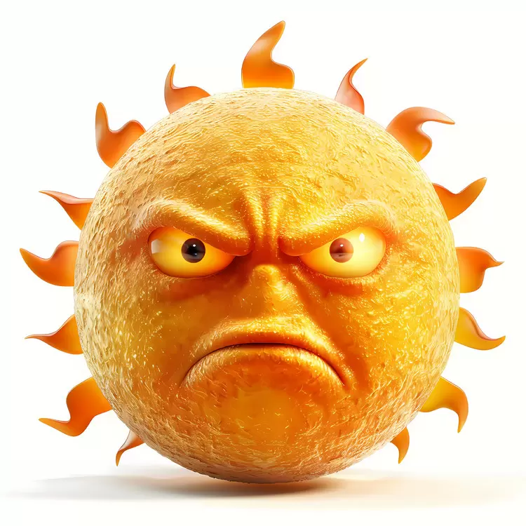 sour look red hot searing intense anger