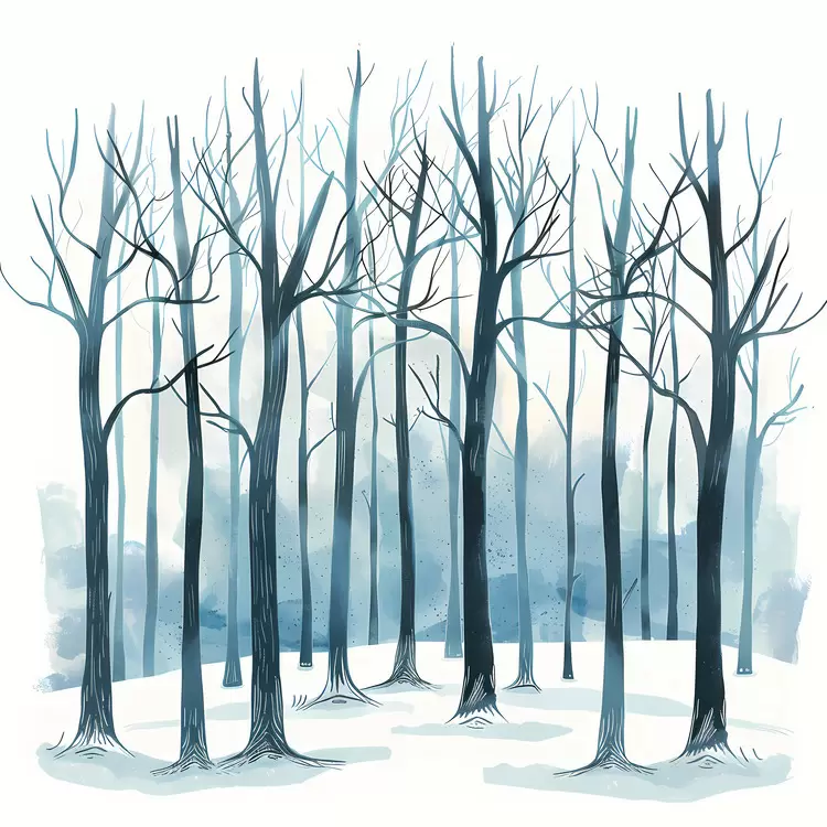 Winter forest Winter forest Snow Nature
