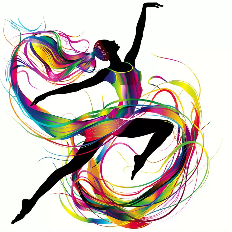 waft abstract energy gymnastics leap