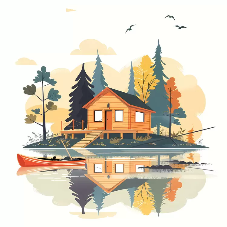 lake house rustic retreat lodge vacation home camping cabin