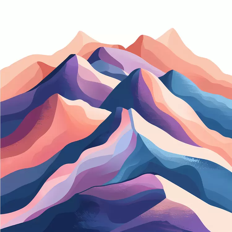 Horizon Clouds Peaks Sunrise Hills
