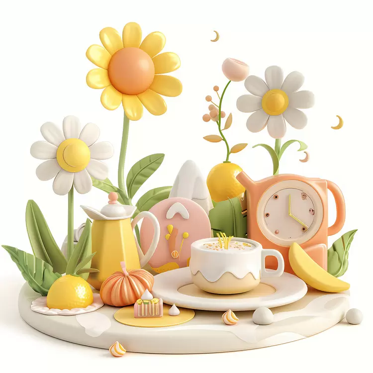 floral fun vibrant charming merry