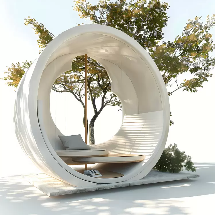 Seat Swing Round Leaf pavilion