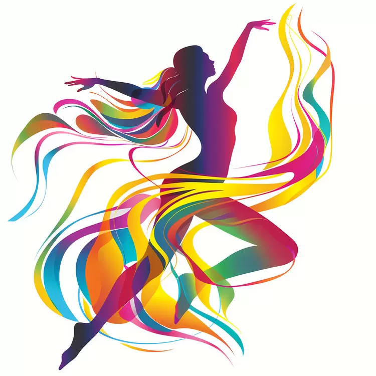 graceful fluid energetic gymnast artistic