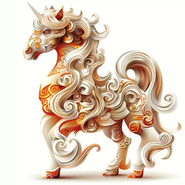 Artistic Fantasy Floral Ornate Decorative