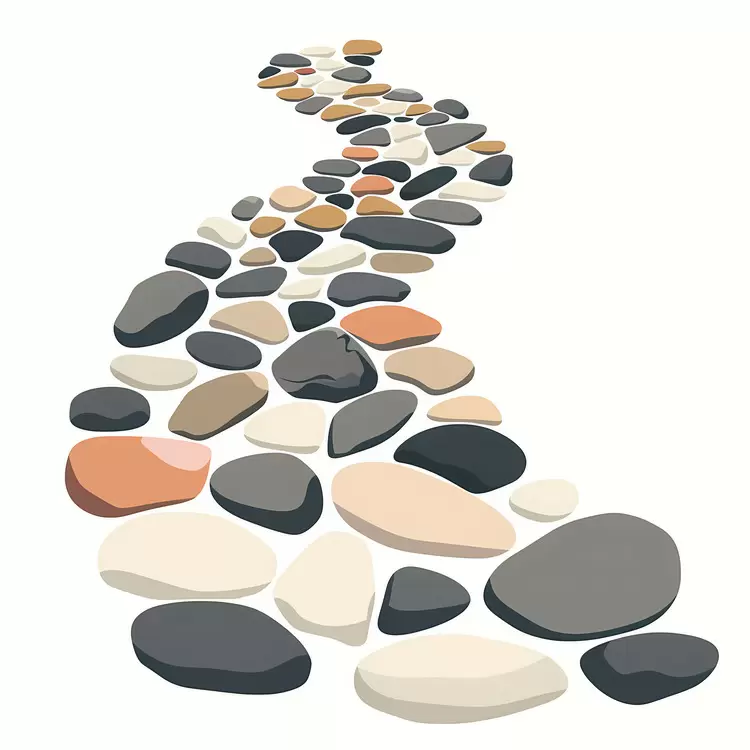 Winding Path of Stones