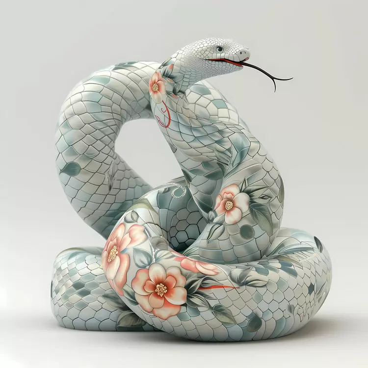 Elegant Snake Statue