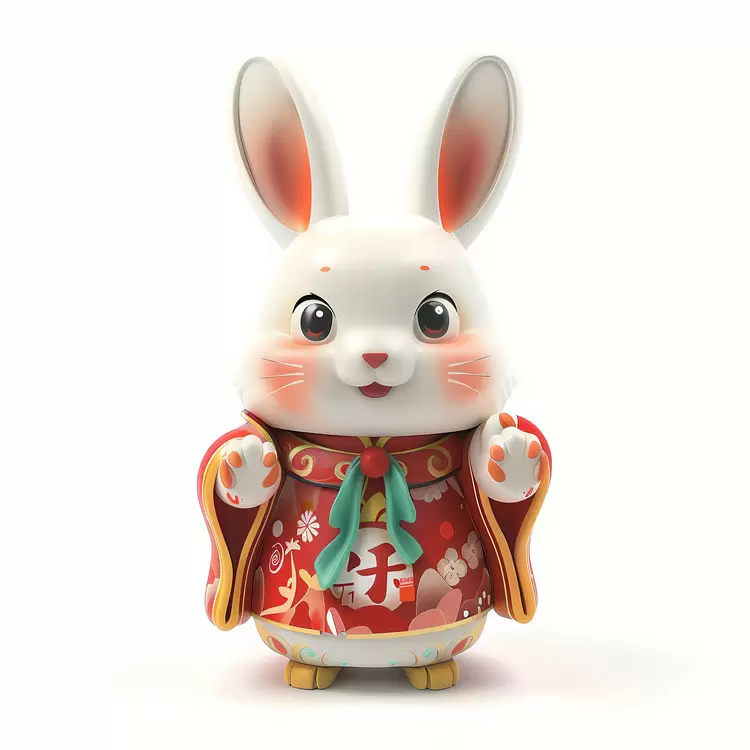 Charming Rabbit Statue