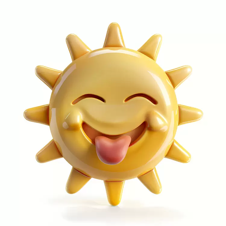 Cheerful Smiling Sun