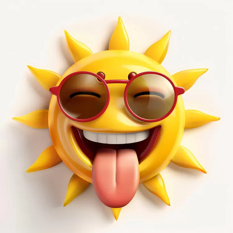 Cool Sun with Sunglasses