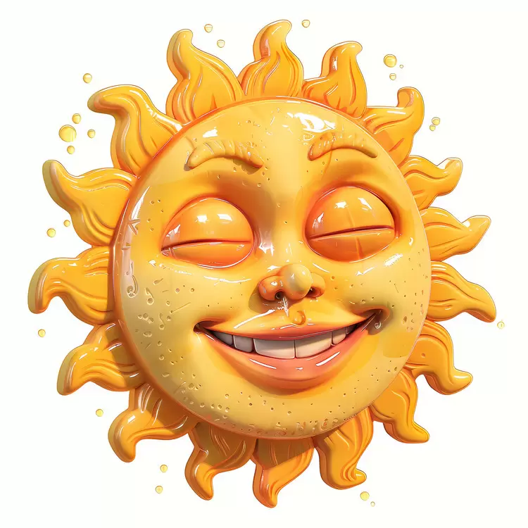 Joyful Smiling Sun