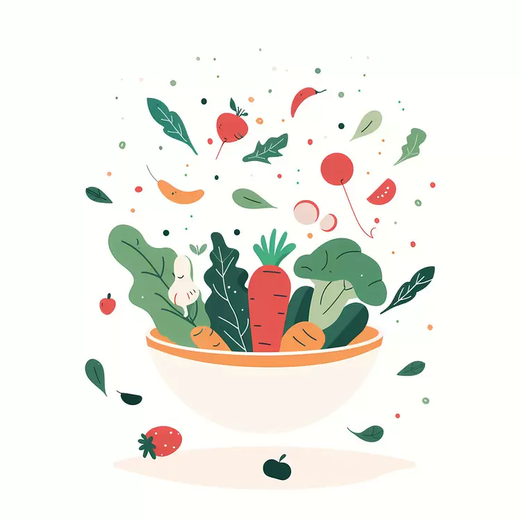 Fresh Vegetables in a Bowl