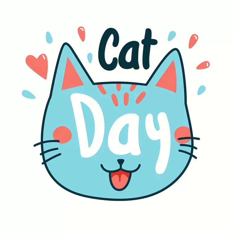 Cute Doodle Cat Illustration