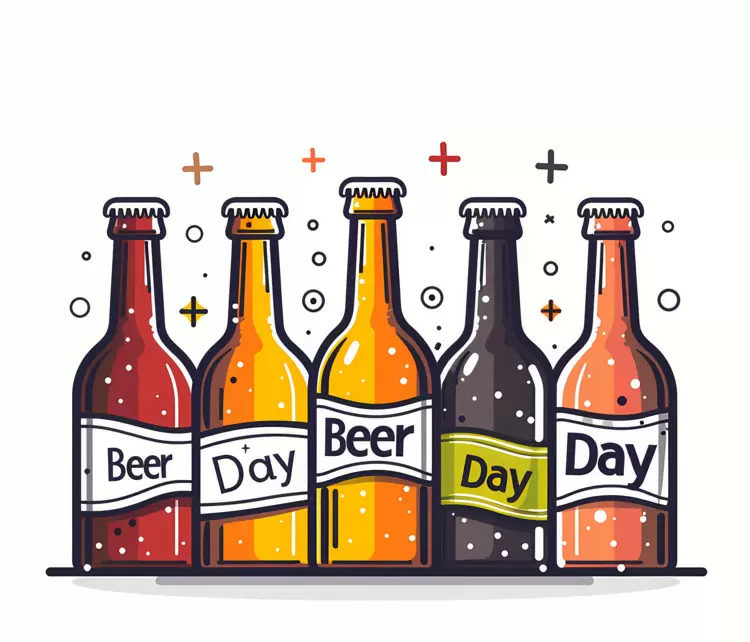 Variety of Beer Bottles for Beer Day