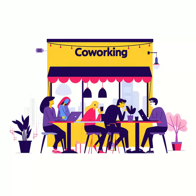 Vibrant Coworking Space for Productive Collaboration