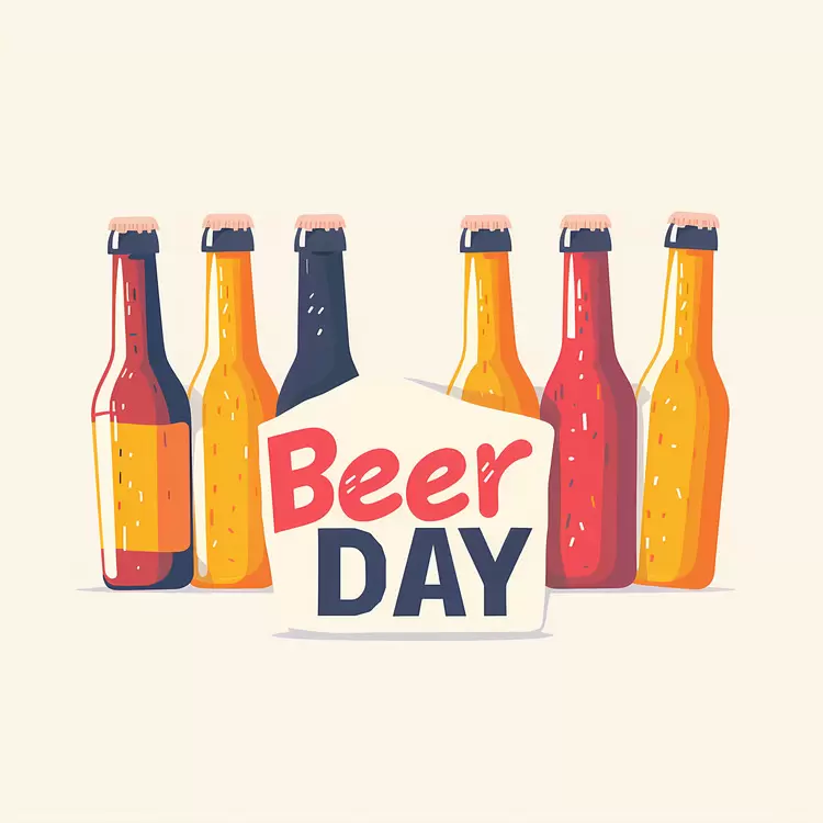 Stylish Beer Bottles for Beer Day