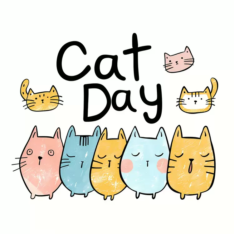 Cat Day with Cute Cats