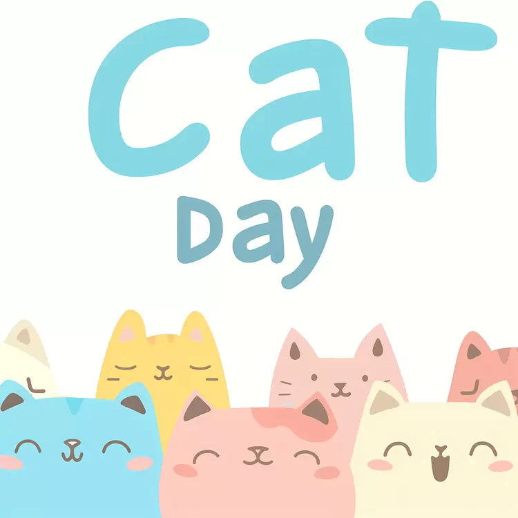 Cat Day with Happy Cats