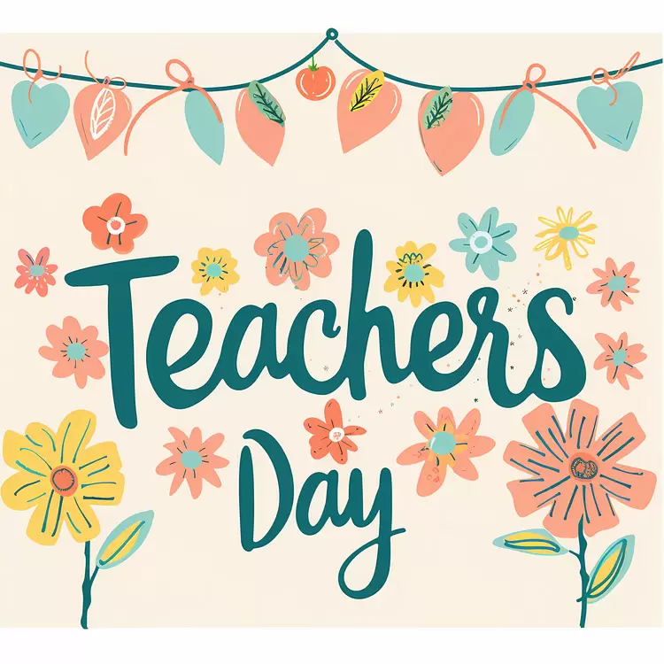 Colorful Teachers Day Celebration