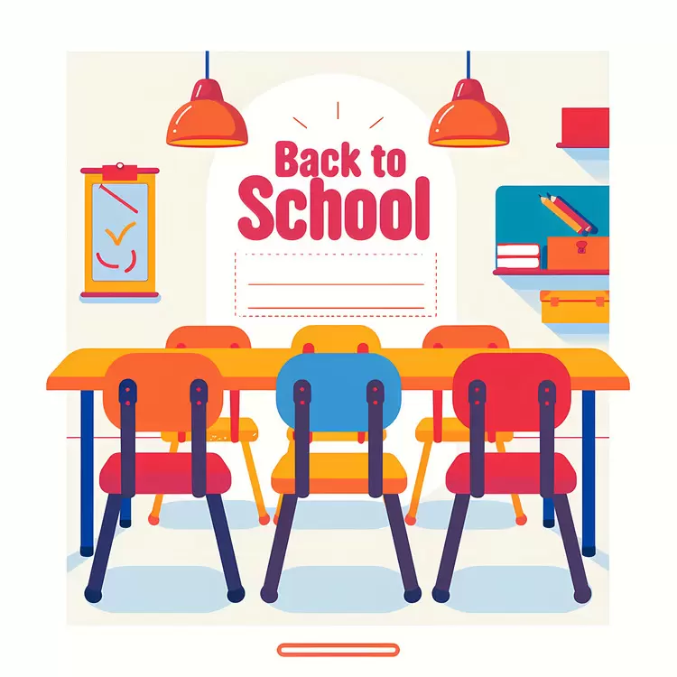 Bright Classroom Ready for Back to School