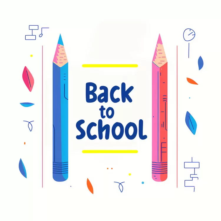 Colorful Pencils for Back to School