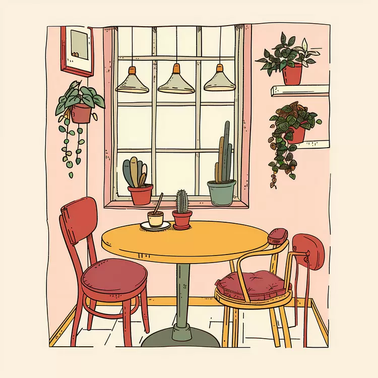 Cozy Table by the Window