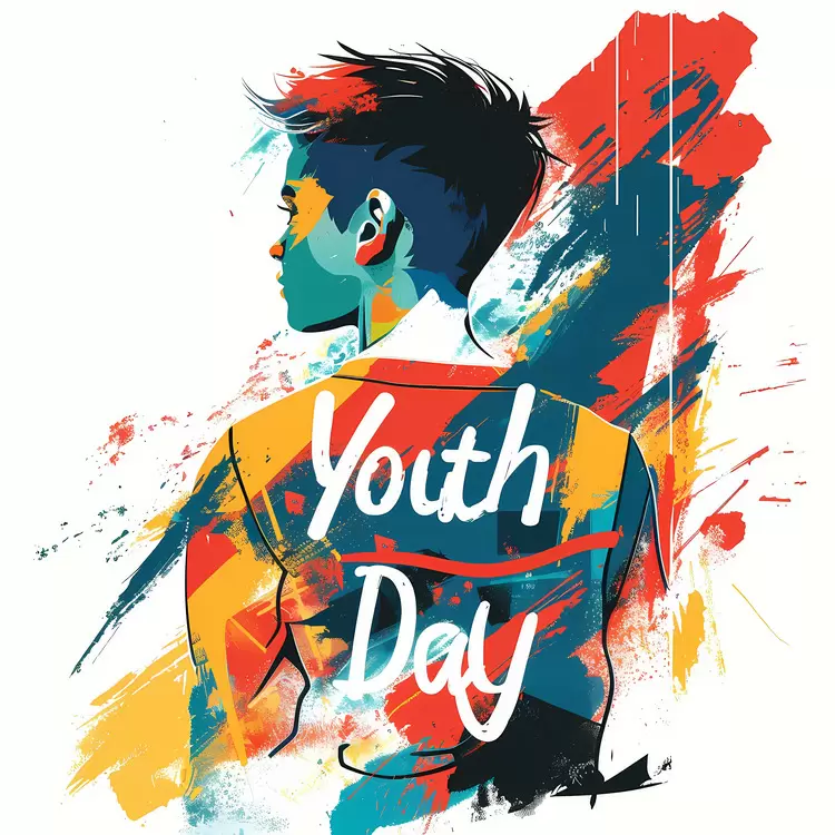 Colorful Youth Day Poster