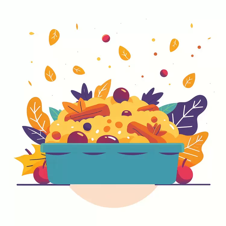 Colorful Dish with Vegetables