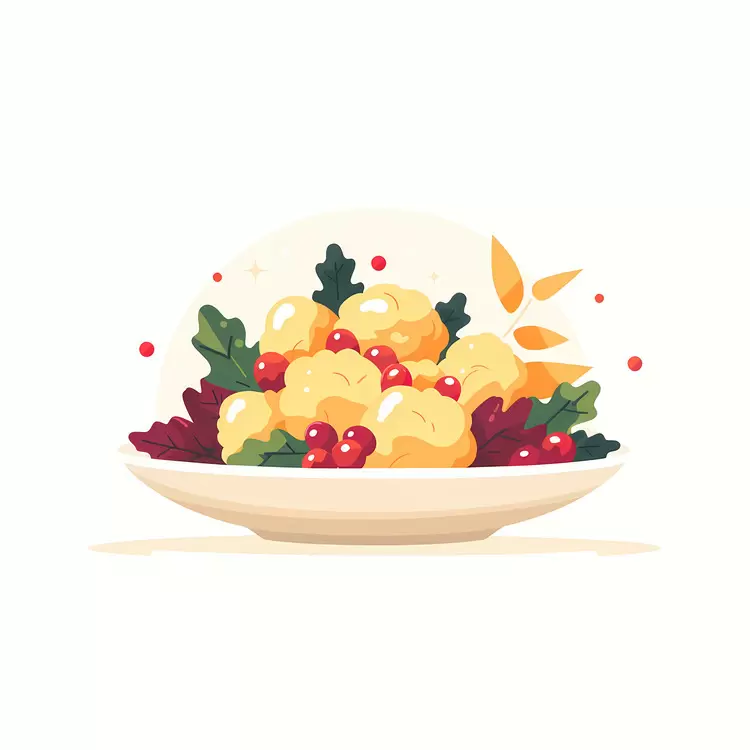 Delicious Salad with Seasonal Ingredients