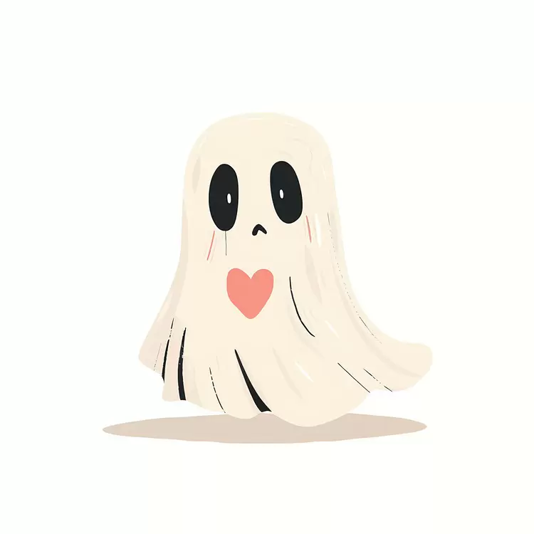 Sad Ghost with Heart