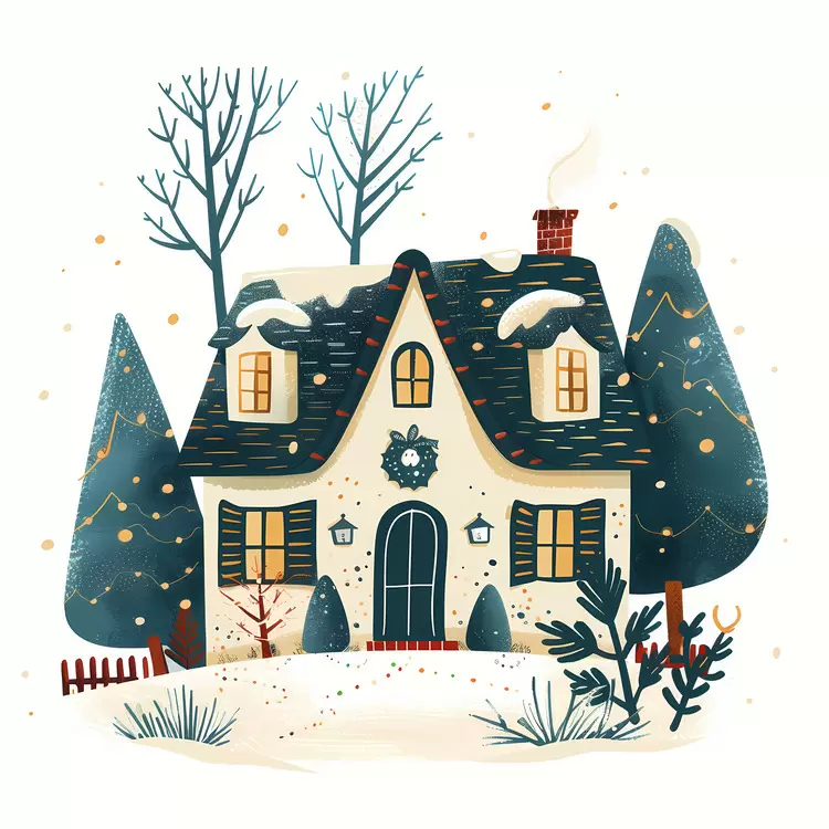 Doodle House in Winter