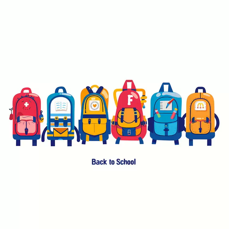 Colorful Backpacks for School