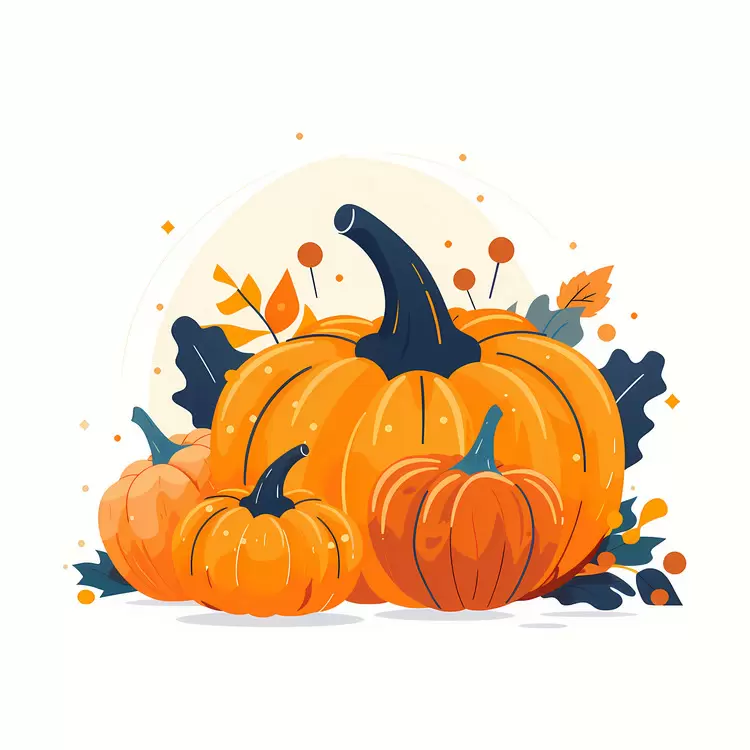 Pumpkins in Autumn