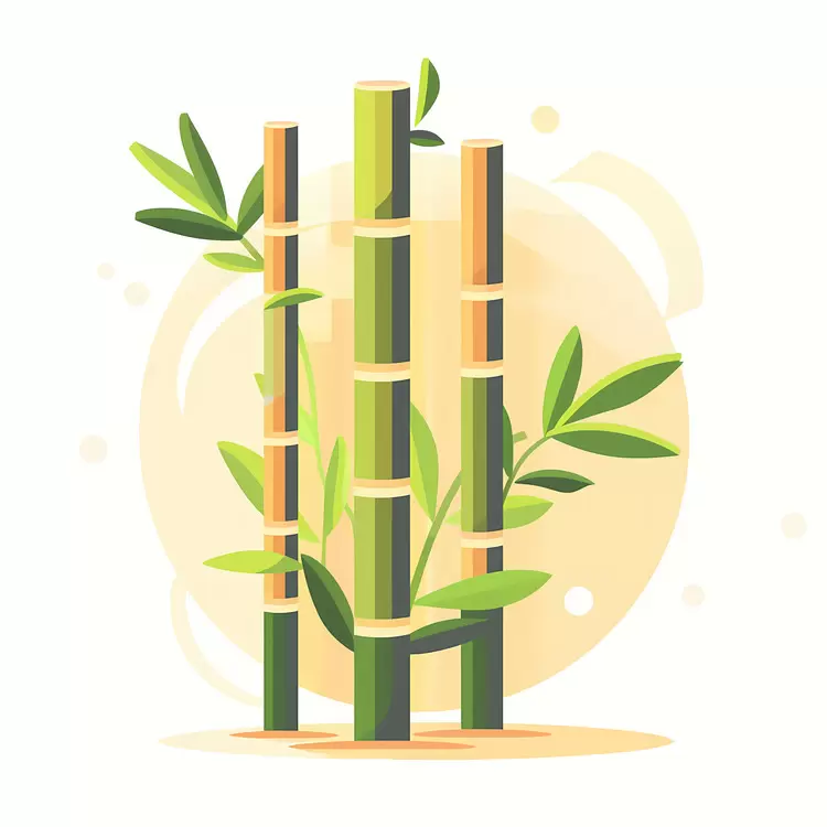 Charming Bamboo Cluster in a Natural Setting