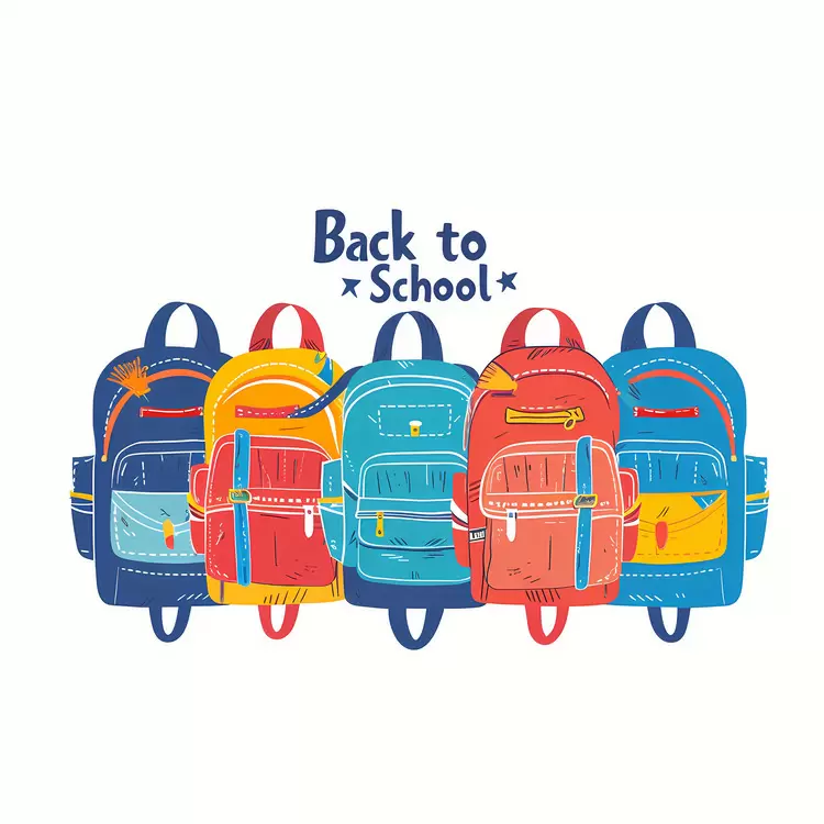 Colorful Backpacks for Back to School