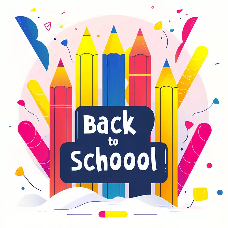 Colorful Crayons for Back to School