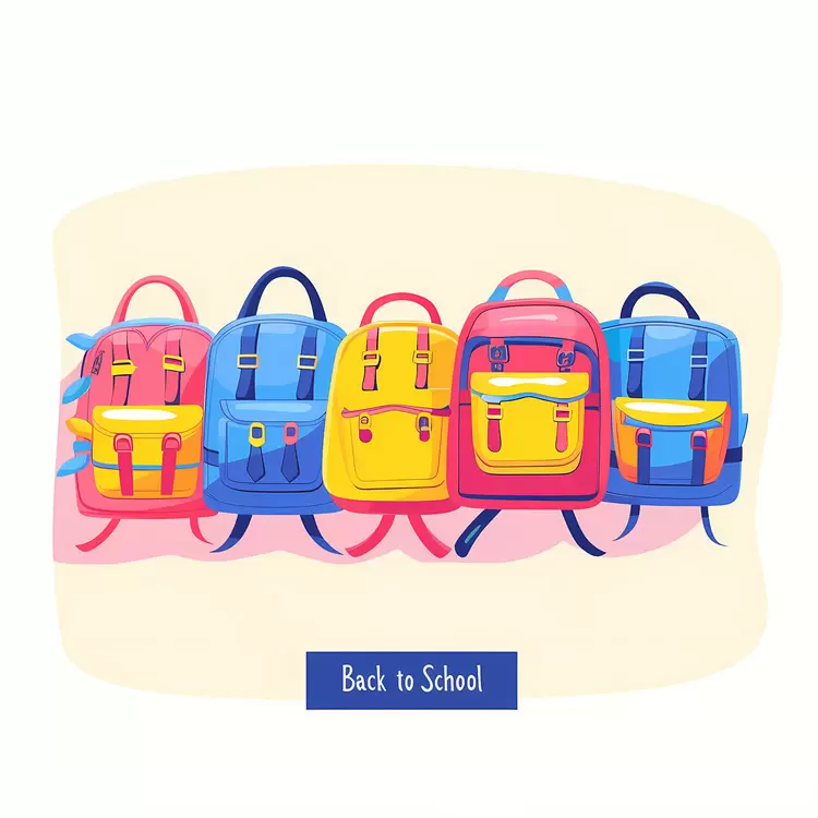 Colorful Backpacks for Back to School
