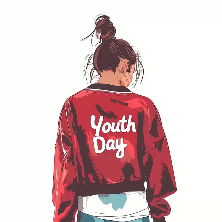 Youth Day Poster with Girl